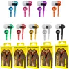 Zipper hörlurar headset 3,5 mm jack bass öronproppar i öron Zip hörlurar hörlurar med mikrofon för Samsung S6 Android Phone MP3 PC