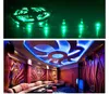 NEW 5M/set RGB LED Strip Waterproof IP65 2835 SMD DC12V 60leds/m With 24Key IR Remote 2A Power Supply Holiday Lamps