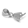 Fermoirs à pince en argent Sterling 925, 10 pièces, crochets pour pendentif, bijoux à faire soi-même, 07x3x45x82mm, WP0748606784