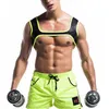 Commercio all'ingrosso- uomo in neoprene fit sport tracolla strisciante forte muscolo castaggio del petto superiore