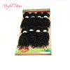 TECE FECHOS 8 pcs onda solta extensão de cabelo brasileiro mongol encaracolado trança de cabelo humano tranças de crochê cabelo jerry curl para ma3870231