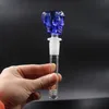 Super 11cm glazen downstem en 14,4 mm gezamenlijke kleur kom voor waterleiding bong glazen bong