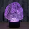 Magical Creative Space Warp Dice 3D Visualization Illusion Colorful Gradient USB Touch Switch Table Lamp Night Light6677552