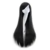 Parrucche in fibra WoodFestival da 80 cm per donna bionda nera rosa blu giallo blu scuro parrucca lunga diritta cosplay capelli sintetici2844384