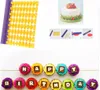 Par dhl ou ems 100 pcs Alphabet Numéro lettre Impress Set cookie biscuit timbre embosser cutter gâteau fondant DIY Moule