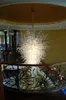 Weiße Farbe, 60 Zoll große Kronleuchter, handgefertigt, moderne Kronleuchter aus mundgeblasenem Glas, Bodenbefestigung – Marke Girban