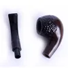 Ny snidad hammare Woody Pipe Mode Vintage Avtagbar Portable Craft Present Röker Graverat