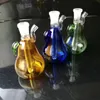 Narghilè Accessori per fumatori Mini bottiglia da fiuto in vetro tipo pera