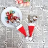 Kerst Tafel Decoraties Rode Kerstmuts Kerstvorkzakken Servies Zilverwerk Houders Pocket Diner Thuis Tafel Decor Christmas Items