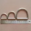 50*45mm haak gesp roestvrij staal D ring hanger gesp Handgemaakte lederen Traction ring tas DIY hardware onderdeel