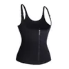 Kobiety Zipper Body Shaper Vest Slim Regulowany Pasek Ramski Talia Training Cincher Koszula gorset Shapewear Odchudzający Pas OOA3059