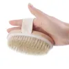 Atacado- Hot Seco Skin Corpo Natural Bristle Brush Soft Spa Brush Bath Massager Home Popular New1