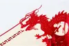 DIY 3D Pop Up Dragon Greeting Cards Handmade Paper Art Kids Children Baby Birthday Party Supplies