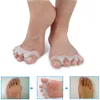 Silikonfotvård Fotbehandling Gel Bunion Protector Toe Separators Rättarna Rättare Hallux Valgus Correction