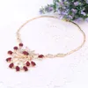 Nouveau luxe femme collier cubique Zircon scintillant Phoenix cristal déclaration pendentif colliers boucle d'oreille mariage fête ensembles de bijoux