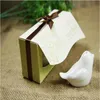 Promotion!DHL Free Shipping!"Love Birds In The Window" Ceramic Salt & Pepper Shakers Wedding Favor,100pcs=50boxes!!!