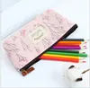 New Flower Floral Pencil Pen Canvas Case Cosmetic Makeup Tool Bag Storage Pouch Purse Cosmetic Bags Organizer bags Free DHL