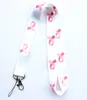 10Pcslot Red Ribbon Leopard flame Camouflage neck Lanyard Cell Phone PDA Key ID Holder long strap whole gift 181015245681936