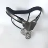 stainless steel male chastity belt summer style Breathable cock cage arc waist male device with anal plug sex produts for man