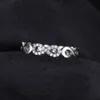 JewelryPalace Infinity Forever Loveキュービックジルコニア記念日Promise Ring Pure 925スターリングシルバージュエリー用女性ギフト