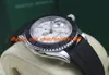 Luxus Armbanduhr 2017 116622 40mm Stahl Platin Herren Rubber Armband Uhr Automatische Bewegung Uhren Neue Ankunft
