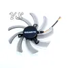 EverFlow T129215SM 95mm 2 Pin 3 Pin Computer Cooler Fan för GIGABYTE GV-N650OC-1GL 2GL GV-N550WF2 N56GOC R667D3 R777OC