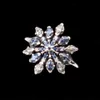 Edell925 Sterling Silver Ring Pave Crystallized śniegu pierścienie dla kobiet Kompatybilny z Pandora DIY biżuteria prezent urodzinowy