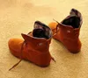 مارتن الأحذية للنساء nubuck الجلود النقي اللون بوتين فام الدانتيل يصل الخريف الربيع الكاحل الأحذية امرأة جولة تو الأحذية المسطحة