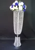 Wholesale New！エレガントな背の高いクリスタルフラワー花瓶スタンドの結婚式234クリスタルテーブルセンターピース