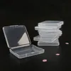 Plastikowy przezroczysty pusty pojemnik na pudełko do kosmetycznego puff gąbki fałszywe rzęsy koraliki Organizer Case Makeup Tools