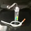 Hookah glazen bongen accessoires, glas rokende buizen kleurrijke mini multi-kleuren handleidingen beste lepel glazen buizen