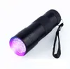 DHL395400NM Ultra Violet UV Light Mini Portable 12 LED UV Flashlight Torch Scorpion Detector Finder Black Lightuv123552034