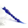 5,5-дюймовый стеклянный Scorpion Dabbertool Wax DAB Vaporizer Инструменты с кальян синим толстым Pyrex Dabs для курения кварца Banger