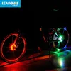 Wholesale- Leadbike 2016 New Bicycle Cycling Hubs Light Bike Front/Tail Light Led Spoke Wheel Warning Light Waterproof Bike Accessories