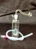 Square Shisha Glass Bongs Accessoires Glas Rauchrohre farbenfrohe Mini Multi-Farben Handrohre Bester Löffel Glas