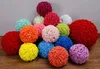 Kunstbloemen Rose Ball Bruiloft zijde Pomander Kissing Balls bloemenbal voor huistuinmarktdecoraties