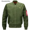 도매- 6XL 뉴 남자 재킷 패션 패션 스프링 가을 의류 원 남자 코트 캐주얼 핏 슬림 폭격기 재킷 브랜드 의류 LA138