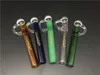 Top Labs Glass Taster Pipes à main à la cire d'huile de tabac à fumer CONCENTRATE TASTERS tube en borosilicate avec une extension conçue pour le dab