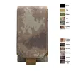 Zaino tattico per sport all'aria aperta Borsa per gilet Accessorio per attrezzi Camouflage Multi uso Molle Tacitcal Cell Pone Pouch NO11-907