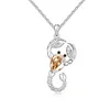 Venda Por Atacado Constellation Series Scorpio Charms Colar Pingente feito com Swarovski Element Mulheres Sexy Cristal Jóias Frete Grátis