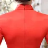 قصة شنغهاي فيتنام آوداي الملابس الصينية التقليدية للمرأة Qipao الطويلة الصينية اللباس الشرقي الأحمر Cheongsam ao dai4705717