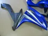 ヤマハYZF R1 07 08 blue Black FairingsセットYZFR1 2007 2008 YI10の注入ボディワークフェアリングキット