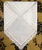 Lot de 12 mouchoirs de mariage en dentelle de coton blanc de 30,5 cm pour femme.