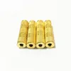 50Pcs 3.5mm Female to 3.5 mm Female F/F Audio Adapter Coupler Metal Gold Plated Connector