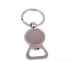 Free Engraved Bottle Opener Keyring Personalized Wedding Favor Keepsake key chain keychain round metal alloy keyring