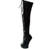 20 cm Alta Altura sexo botas PU Plataforma Casco Saltos Over-the-Knee Boots EUA tamanho 6-14 No.13667