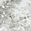 1440 sztuk / partia Nail Art Glitter Dżetów Biały Kryształ Clear Flatback DIY Porady Naklejki Koraliki Do Paznokci Biżuteria Akcesoria