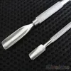 Wholesale- Stainless Steel Nail Cuticle Spoon Pusher Remover Cutter Nipper Clipper Cut Set 1DZT