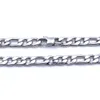 6mm Figaro Chain Men Jewelry 100% Stainless Steel Necklace for Man 18-36 Inches Waterproof