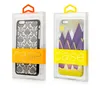 DIY Anpassa logotyp PVC -förpackningsbox för iPhone 7 7Plus mobiltelefonfodral med färgglad inner Tray3201592